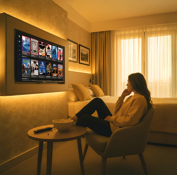 Hotel visits - Passenger enjoying DreamStream